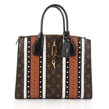 Louis Vuitton City Steamer Handbag Limited Edition Brown 3161501