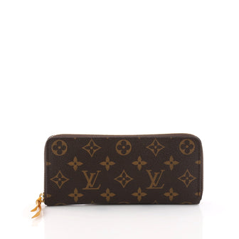  Louis Vuitton Clemence Wallet Monogram Canvas Brown 3161602