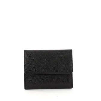 Chanel CC Compact Wallet Caviar Black 3161606