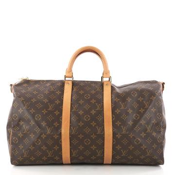  Louis Vuitton Keepall Bandouliere Bag Monogram Canvas 50 Brown 3162101