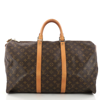 Louis Vuitton Keepall Bag Monogram Canvas 50 Brown 3162104