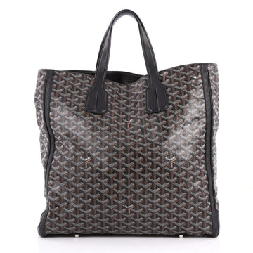  Goyard Voltaire Convertible Tote Coated Canvas Black 3162402