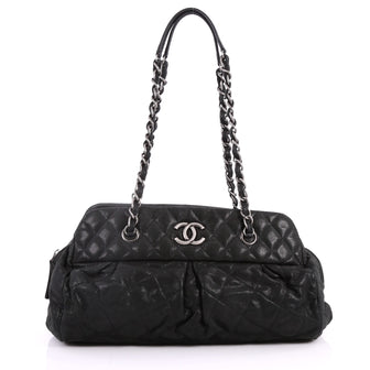Chanel Chic Quilt Bowling Bag Quilted Iridescent 3163803