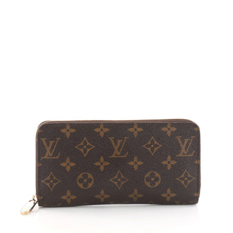 Louis Vuitton Zippy Wallet Monogram Canvas Brown 3164504