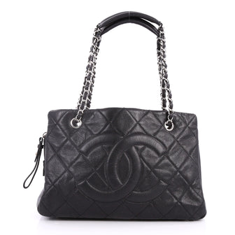 Chanel Timeless CC Shopping Tote Quilted Caviar Medium 3164602