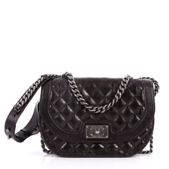Chanel CC Turnlock Chain Around Flap Bag Goatskin Medium 3165001