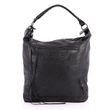 Balenciaga Day Hobo Classic Studs Leather Black 3166802