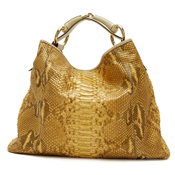 Gucci Horsebit Hobo Python