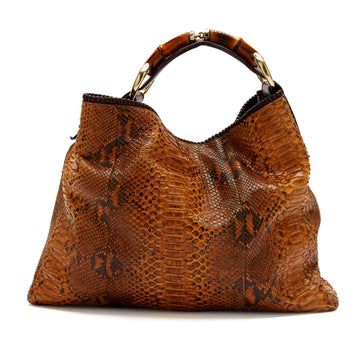 Gucci Horsebit Hobo Python with Bamboo