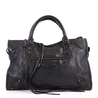 Balenciaga City Classic Studs Handbag Leather Medium 3174604