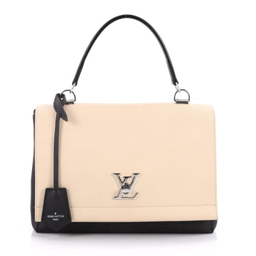 Louis Vuitton Lockme II Handbag Leather Black 3175501