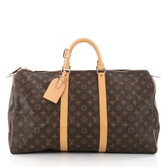 Louis Vuitton Keepall Bag Monogram Canvas 50 Brown 3175903