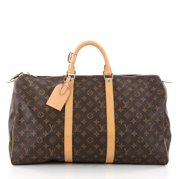Louis Vuitton Keepall Bag Monogram Canvas 50 Brown 3175903