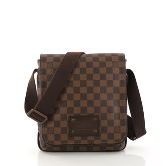 Louis Vuitton Brooklyn Handbag Damier PM Brown 3176201