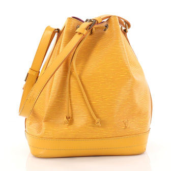 Louis Vuitton Noe Handbag Epi Leather Large Yellow 3176303