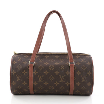 Louis Vuitton Papillon Handbag Monogram Canvas 30 Brown 3176702