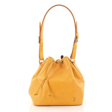 Louis Vuitton Petit Noe Handbag Epi Leather Yellow 3177003