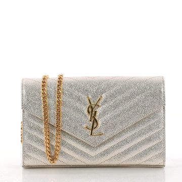 Saint Laurent Classic Monogram Wallet on Chain Matelasse 3177701