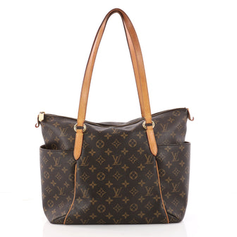 Louis Vuitton Totally Handbag Monogram Canvas MM Brown 3178001