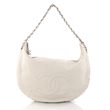 Chanel Modern Chain Hobo Calfskin Large Neutral 3179201