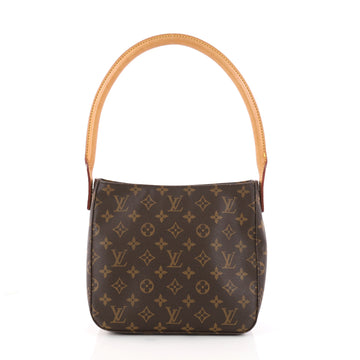  Louis Vuitton Looping Handbag Monogram Canvas MM Brown 3182203