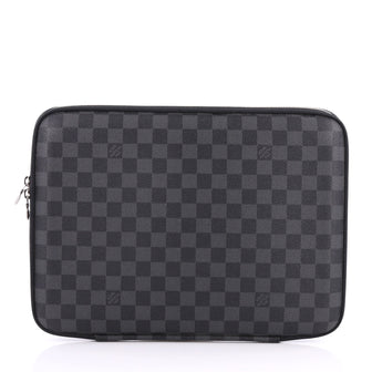 Louis Vuitton Laptop Sleeve Damier Graphite 13 Black 3184701