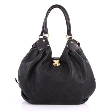  Louis Vuitton L-Hobo Mahina Leather Black 3185201