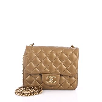 Chanel Square Classic Single Flap Bag Quilted Lambskin 3185401