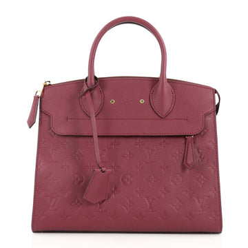 Pont Neuf Handbag Monogram Empreinte Leather MM