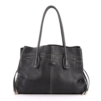 Tod's Classic D-Bag Tote Leather Medium Black 3185901