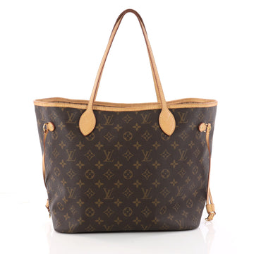 Louis Vuitton Neverfull Tote Monogram Canvas MM Brown 3186204