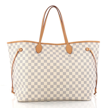 Louis Vuitton Neverfull Tote Damier GM White 3186304
