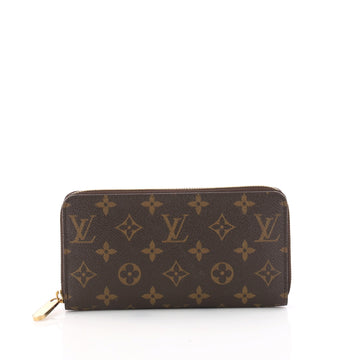 Louis Vuitton Zippy Wallet Monogram Canvas Brown 3187302