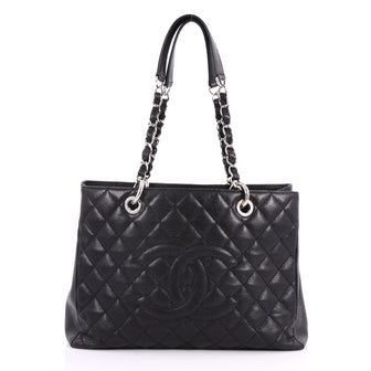 Chanel Grand Shopping Tote Quilted Caviar Black 3188201