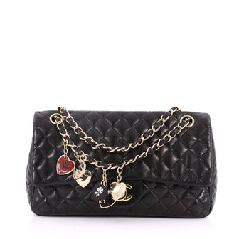Chanel Valentine Hearts Flap Bag Quilted Lambskin Medium 3188202