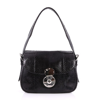 Ralph Lauren Collection Ricky Convertible Flap Bag Black 3189301