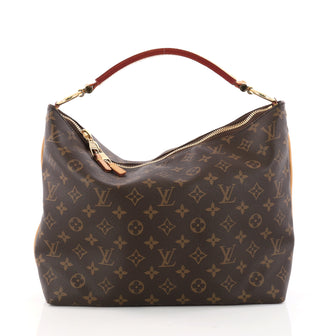 Louis Vuitton Sully Handbag Monogram Canvas PM Brown 3192102