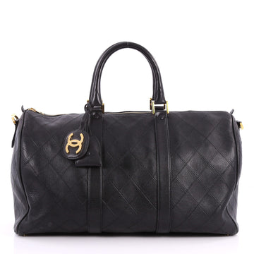 Chanel Vintage Diamond Stitch Boston Bag Quilted 3192901