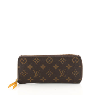 Louis Vuitton Clemence Wallet Monogram Canvas Brown 3194101