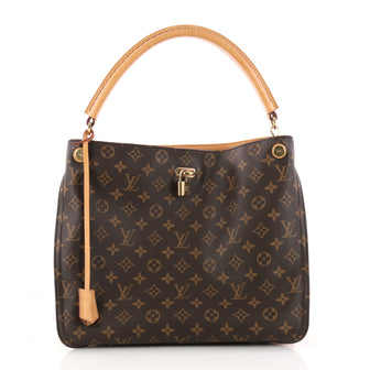 Louis Vuitton Gaia Handbag Monogram Canvas Brown 3195301