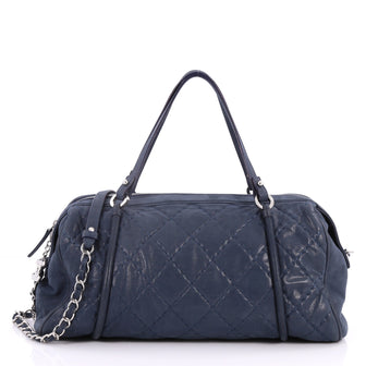 Chanel Relax CC Bowling Bag Quilted Iridescent Calfskin 3195404