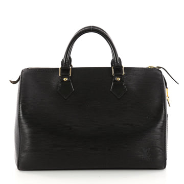 Louis Vuitton Speedy Handbag Epi Leather 35 Black 3196604