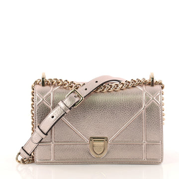 Christian Dior Diorama Flap Bag Grained Calfskin Small Pink 3196702