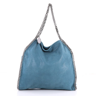 Stella McCartney Falabella Tote Shaggy Deer Large Blue 3196903
