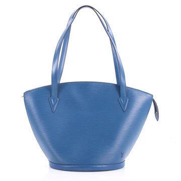 Louis Vuitton Saint Jacques Handbag Epi Leather GM Blue 3197002