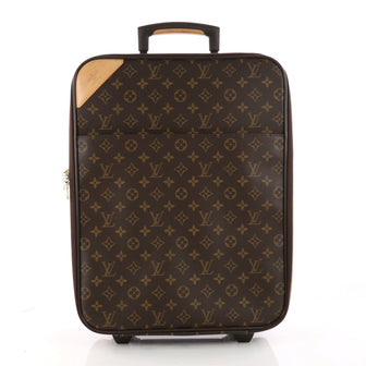 Louis Vuitton Pegase Luggage Monogram Canvas 45 Brown 3197003