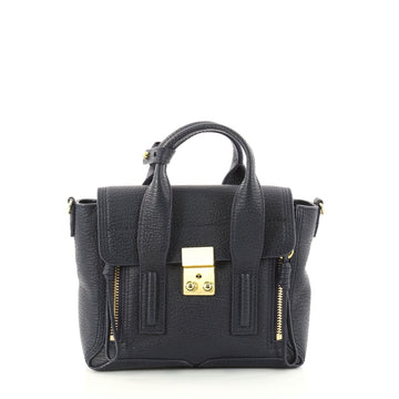 3.1 Phillip Lim Pashli Satchel Leather Mini Blue 3199601