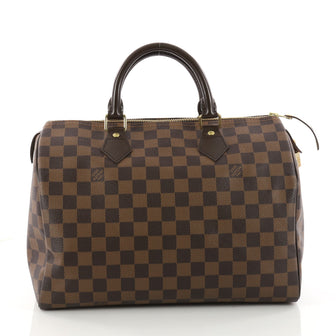 Louis Vuitton Speedy Handbag Damier 30 Brown 3200801