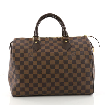 Louis Vuitton Speedy Handbag Damier 30 Brown 3200801