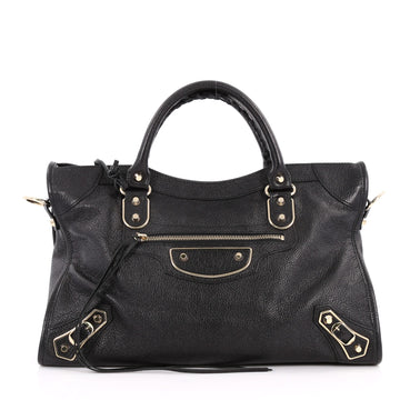  Balenciaga City Classic Studs Metallic Edge Handbag 3205701